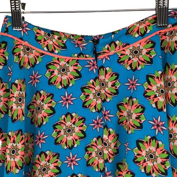 Flying Tomato Skirt Size Small Floral Print A-line‎ Mini  Blue & Pink - Picture 6 of 7